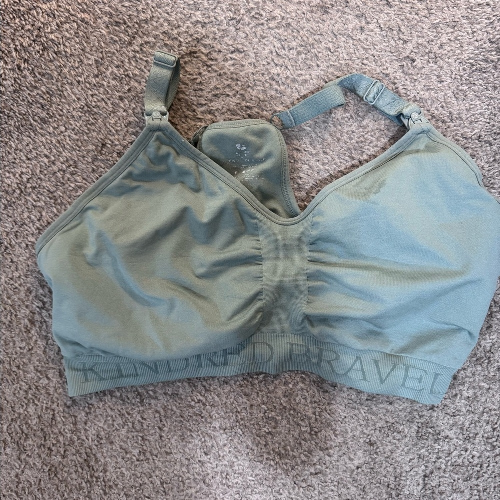 Kindred Bravely Seamless Bra - Soft Green
